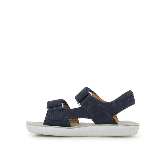 SHOOPOM / ETE 2022 / GOA BOY SCRATCH / NUBUCK + CAOUTCHOUC / NAVY