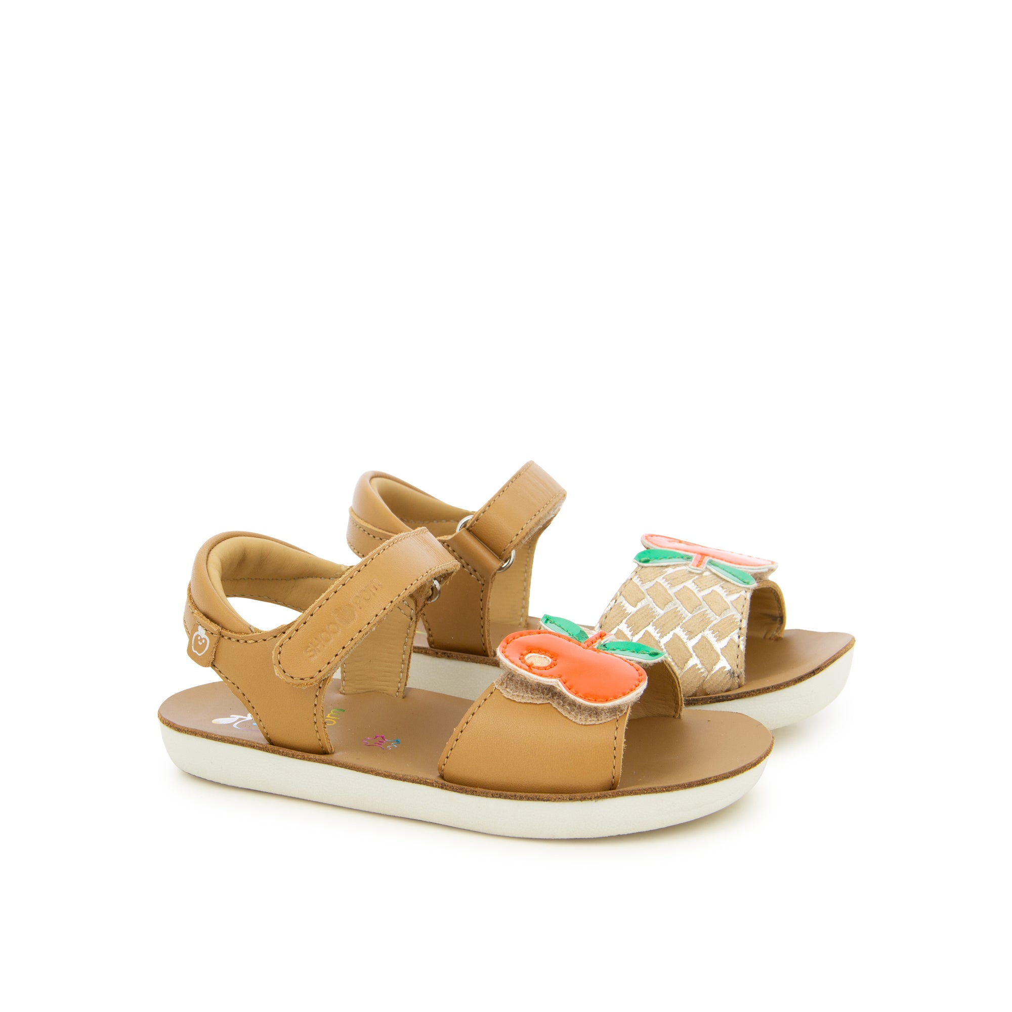 SHOOPOM / ETE 2025 / GOA EASY APPLE / NAPPA + CAOUTCHOUC / CLEAR CAMEL