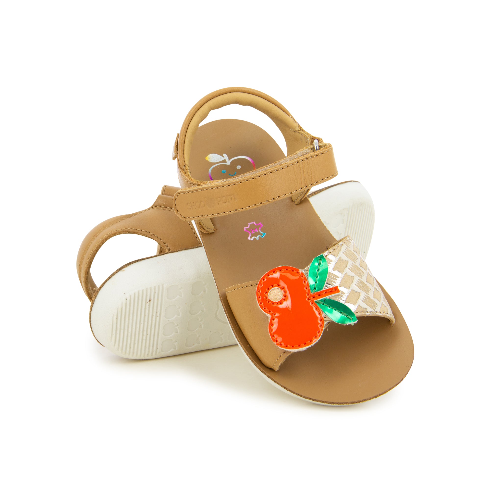 SHOOPOM / ETE 2025 / GOA EASY APPLE / NAPPA + CAOUTCHOUC / CLEAR CAMEL