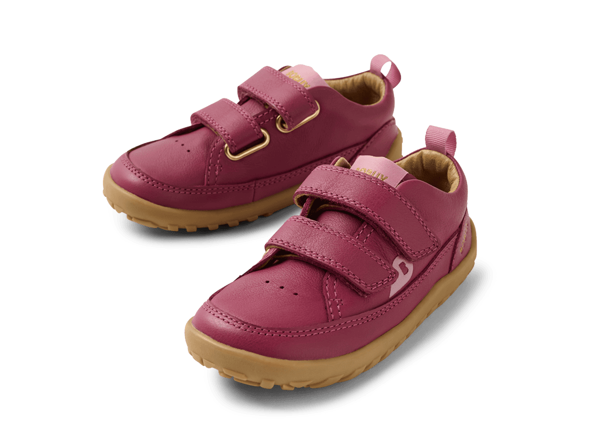 Bobux IW Dawn Beaujolias leather shoes
