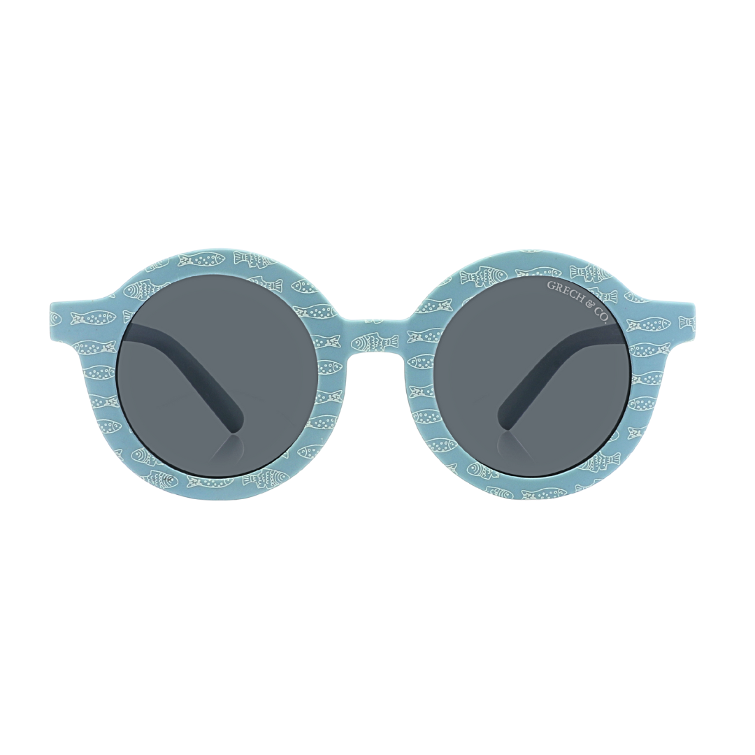 Grech & Co Original Round Bendable Polarized Go Fish saules brilles - viens izmērs
