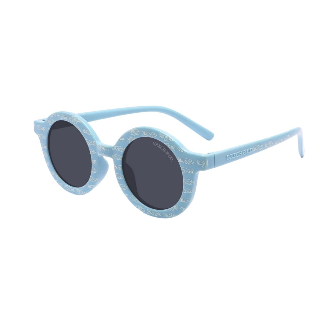 Grech & Co Original Round Bendable Polarized Go Fish saules brilles - viens izmērs