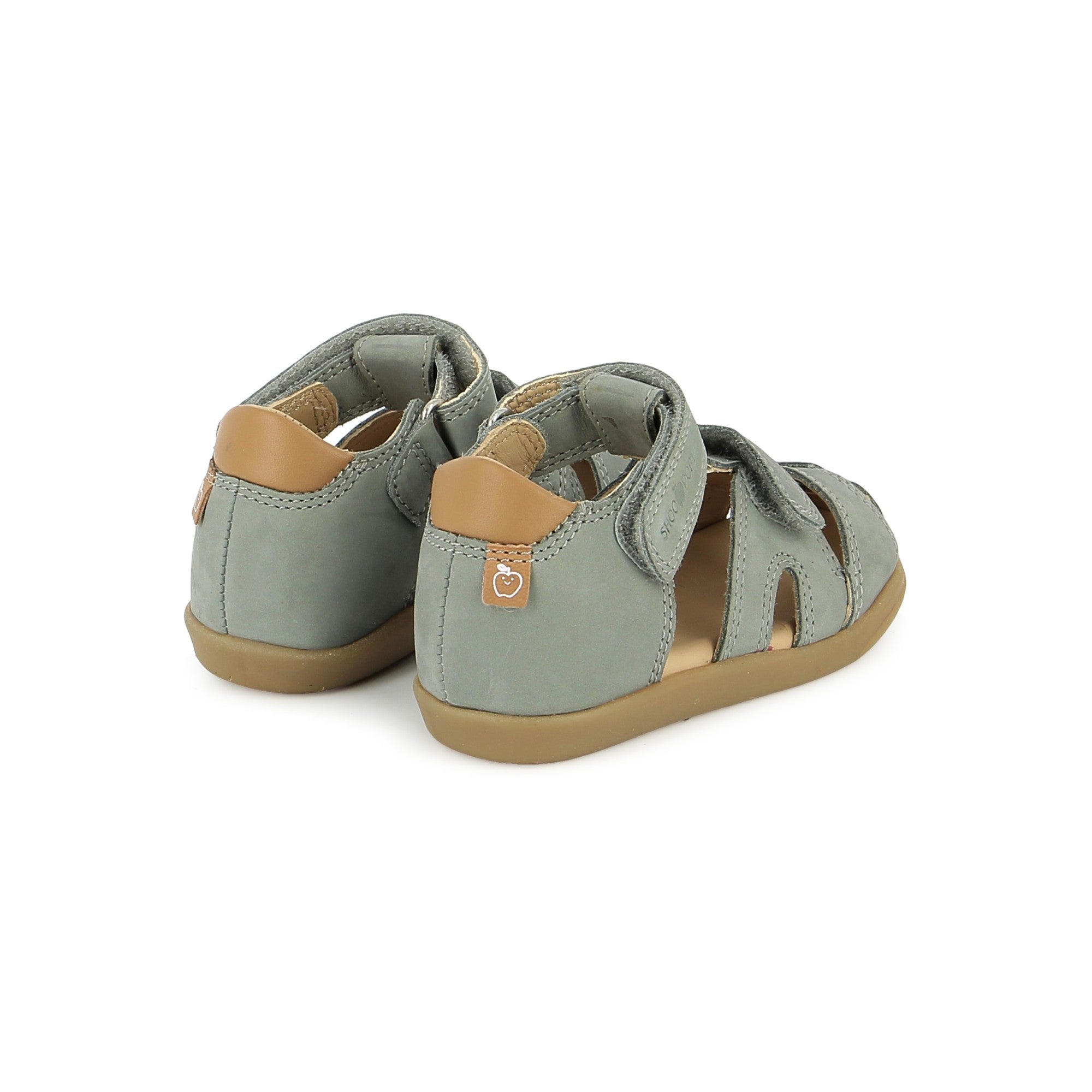 Shoo Pom Pika Nubuck Castor Gray sandalītes