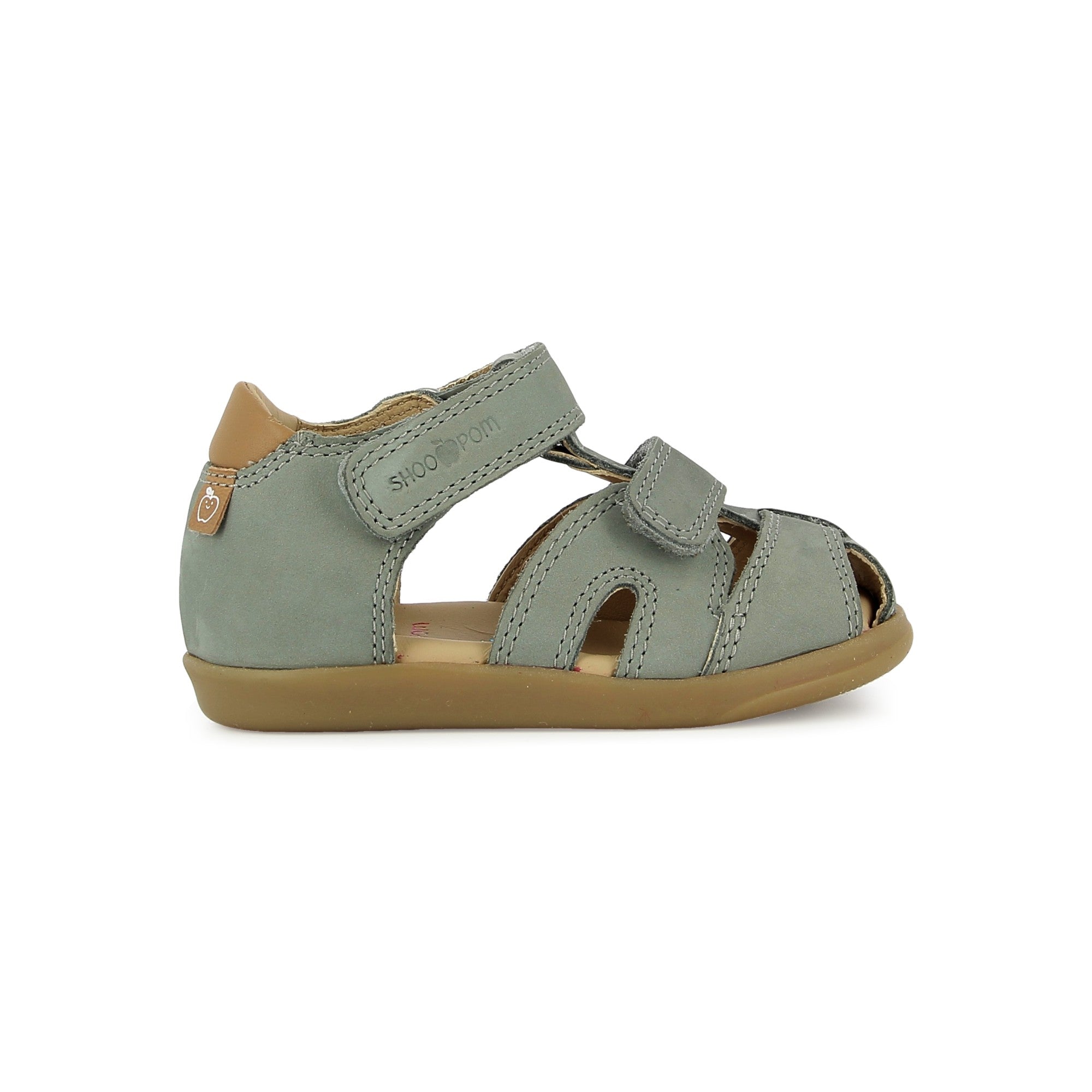 Shoo Pom Pika Nubuck Castor Gray sandalītes