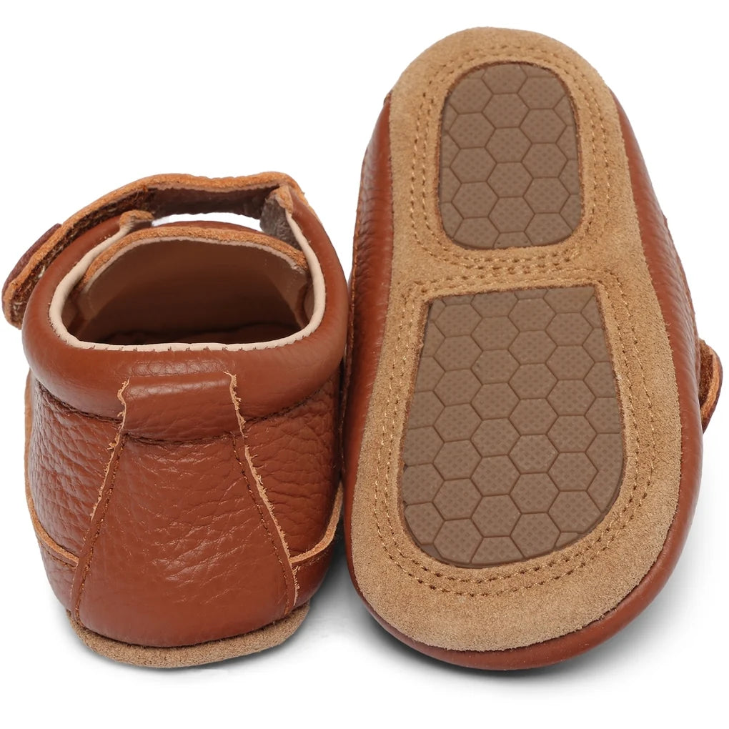 Mikk Line ādas kurpītes Light Brown