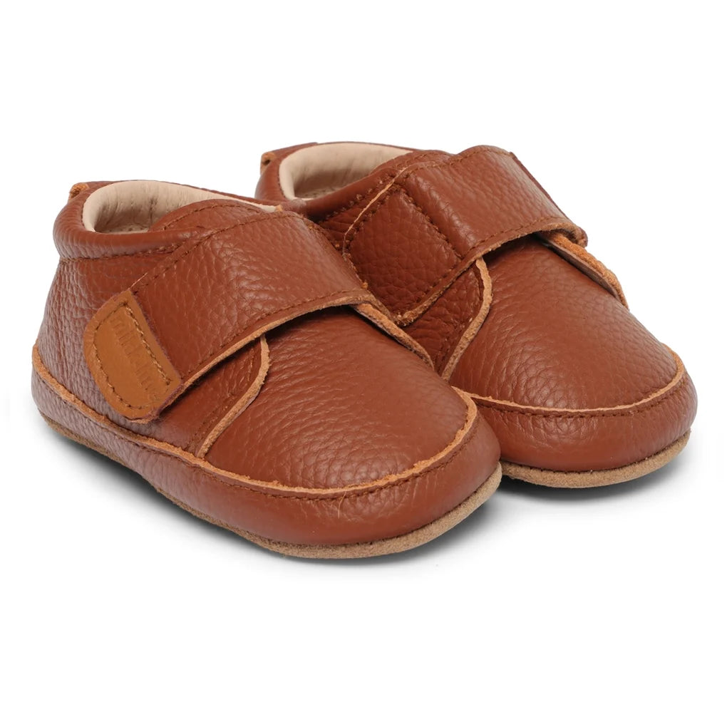 Mikk Line ādas kurpītes Light Brown