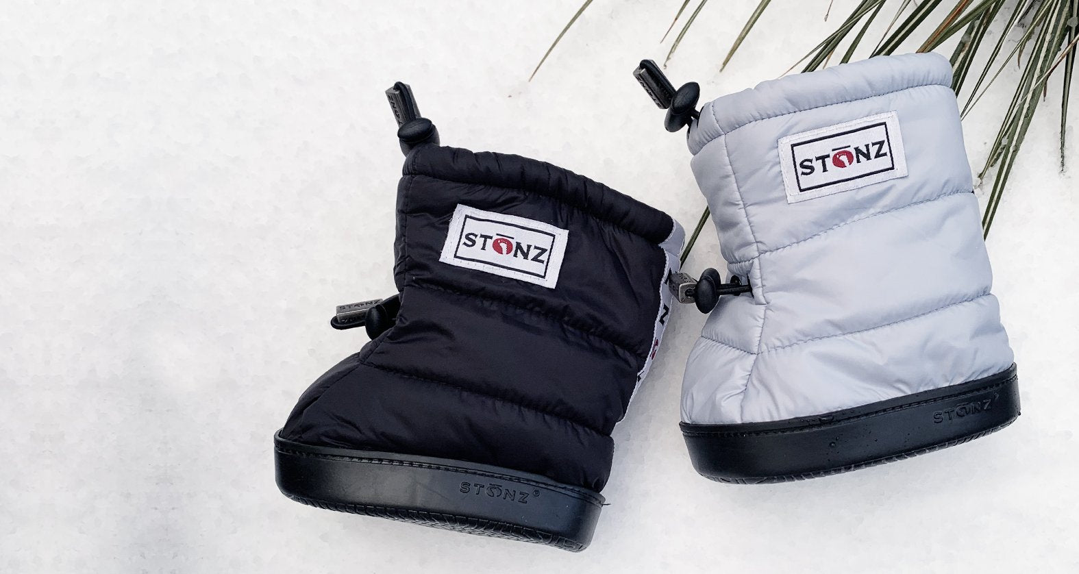 STONZ Toddler Puffer Booties Pine 3