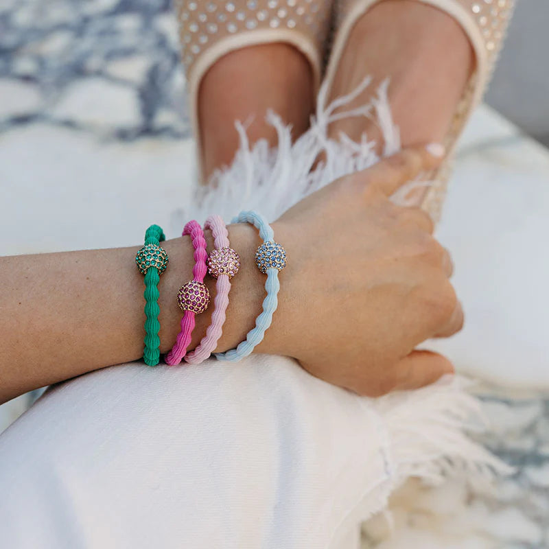 byEloise Disco Ball Fuchsia matu gumija