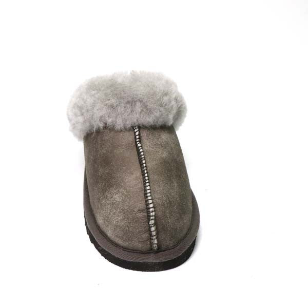 Slipper Grijs schaapswol RONJA SHEPHERD (1)