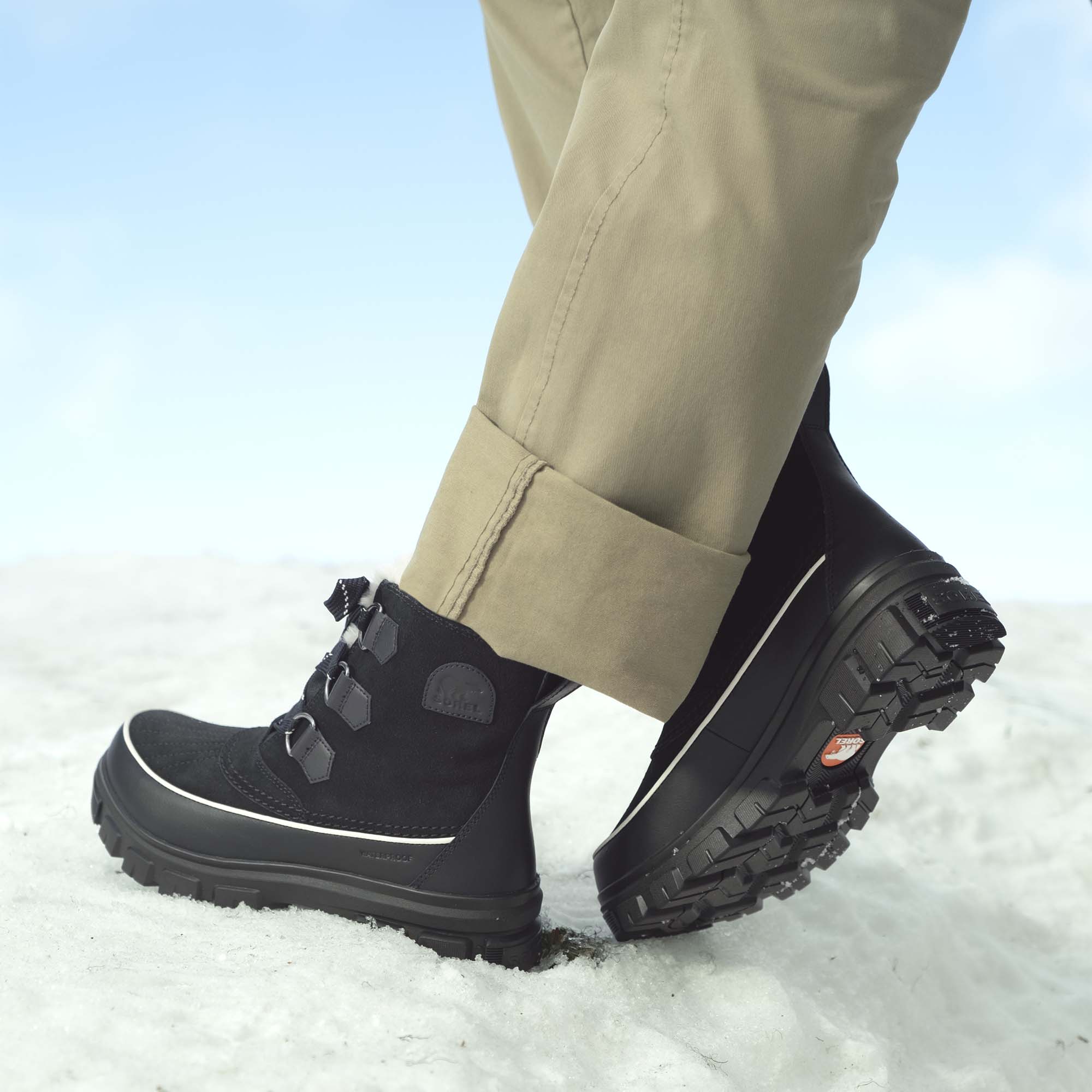 SOREL TORINO™ V WP Black, Fawn ziemas zābaki