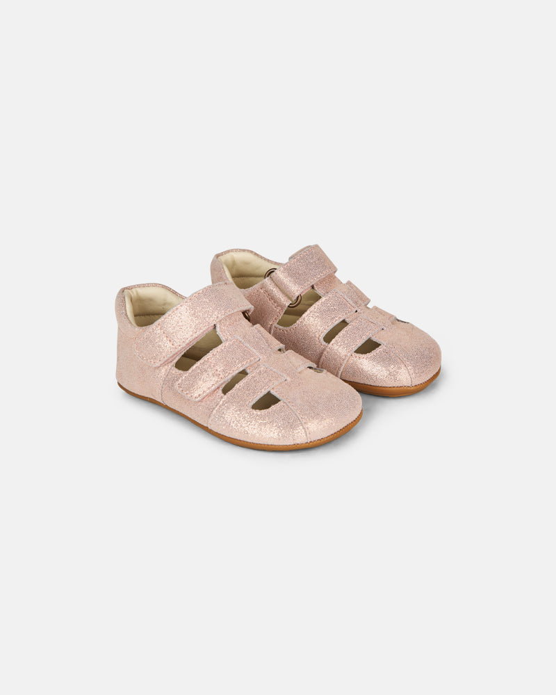 Bundgaard Tobias Summer Old Rose Glitter pirmās kurpītes