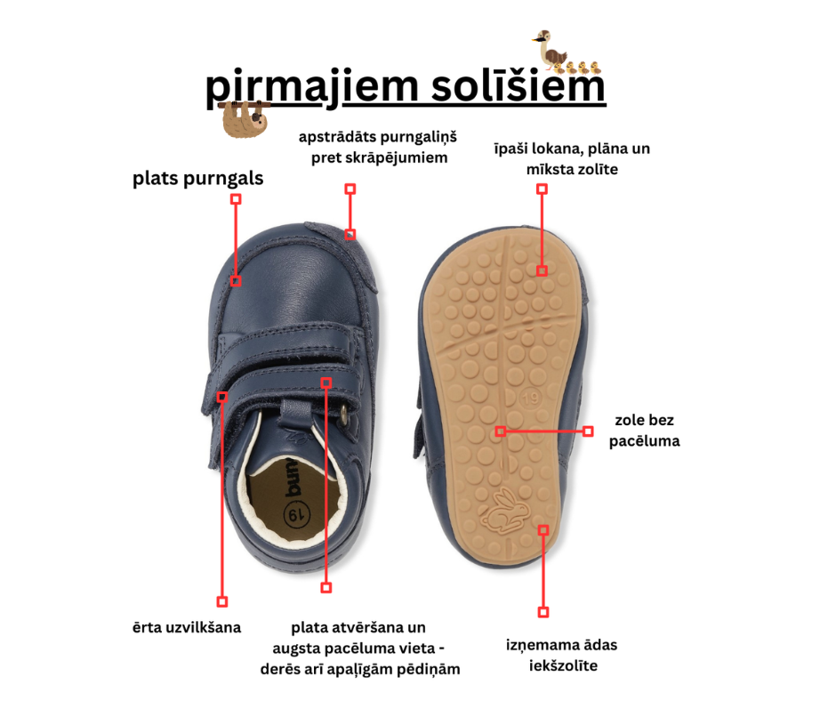 Bundgaard Prewalker Light Brown pirmās kurpītes