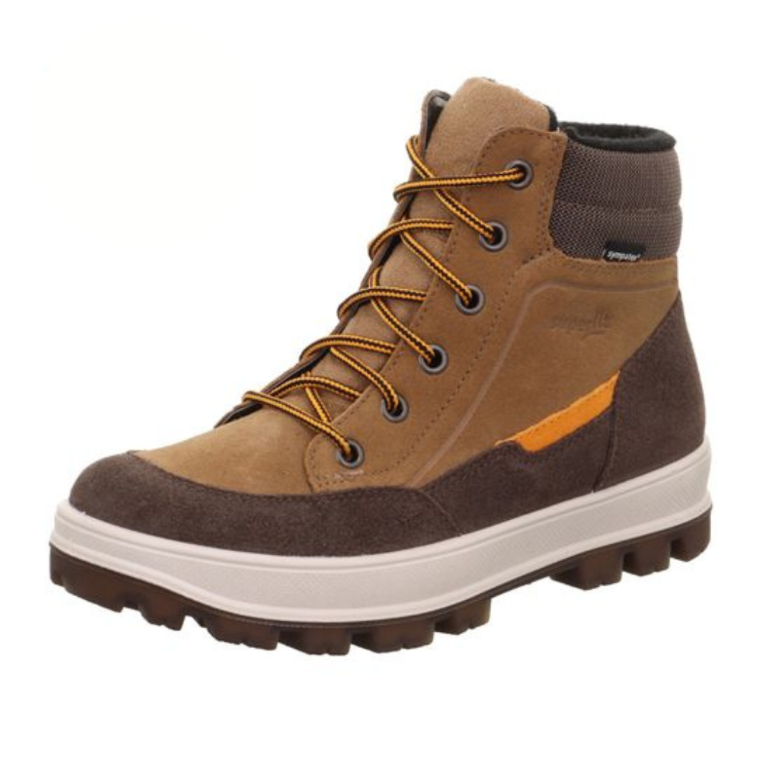 Superfit Tedd Brown/Orange ūdensizturīgie ziemas zābaki