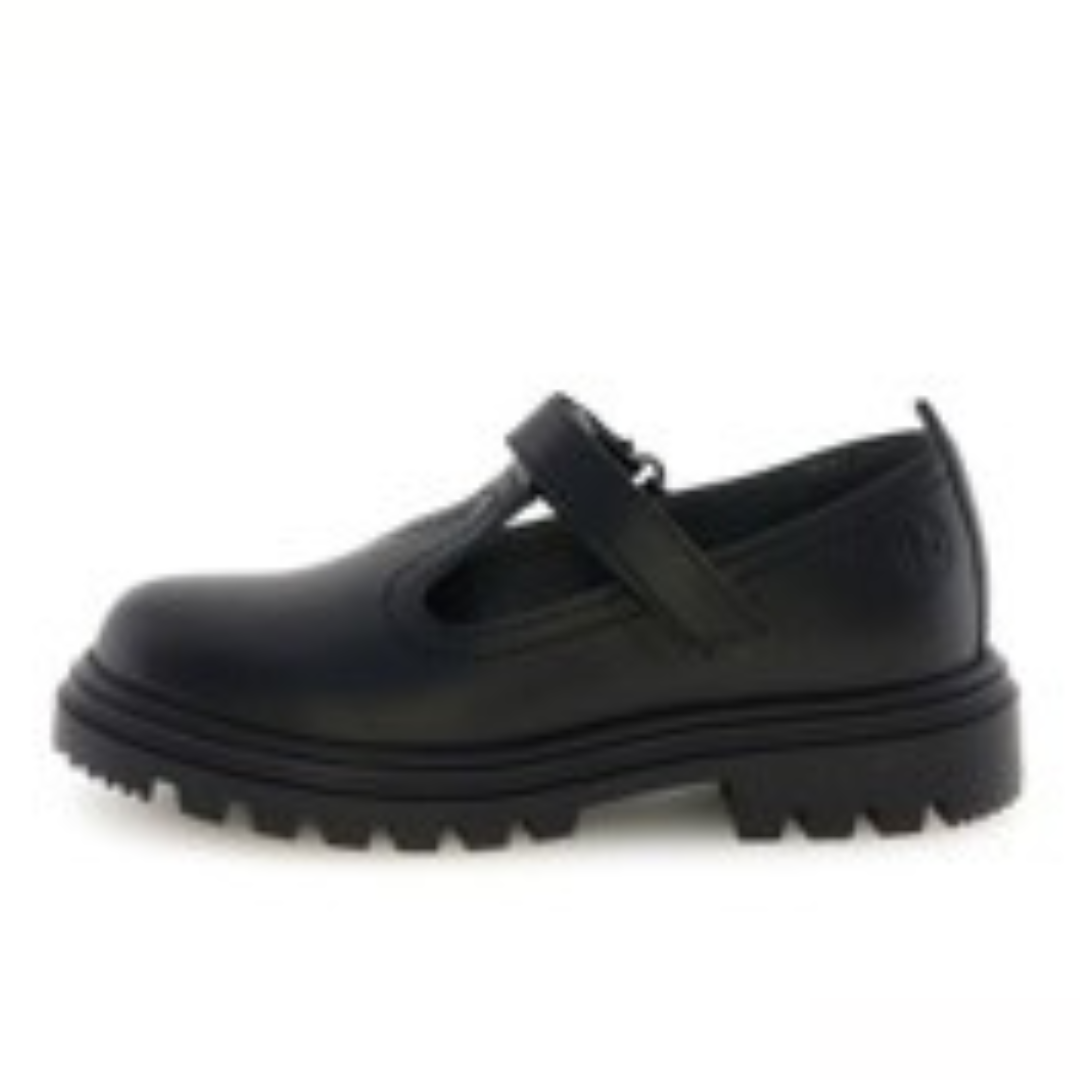 Naturino Khaila Black school shoes