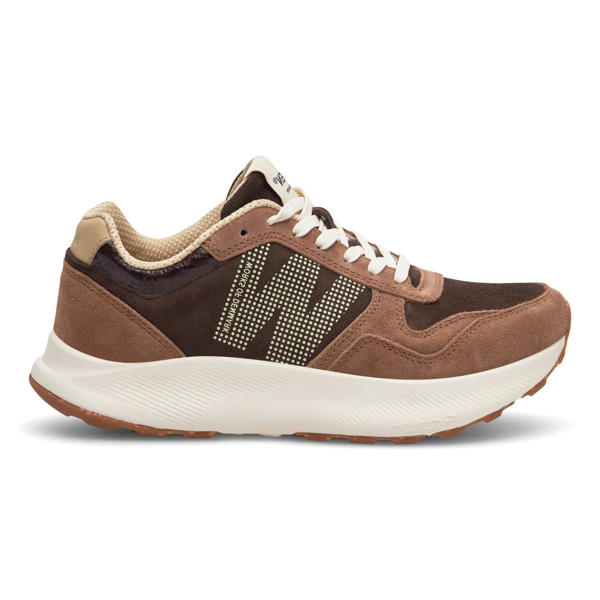 WODEN Mathilde Runner Suede - Chocolate Multi kedas
