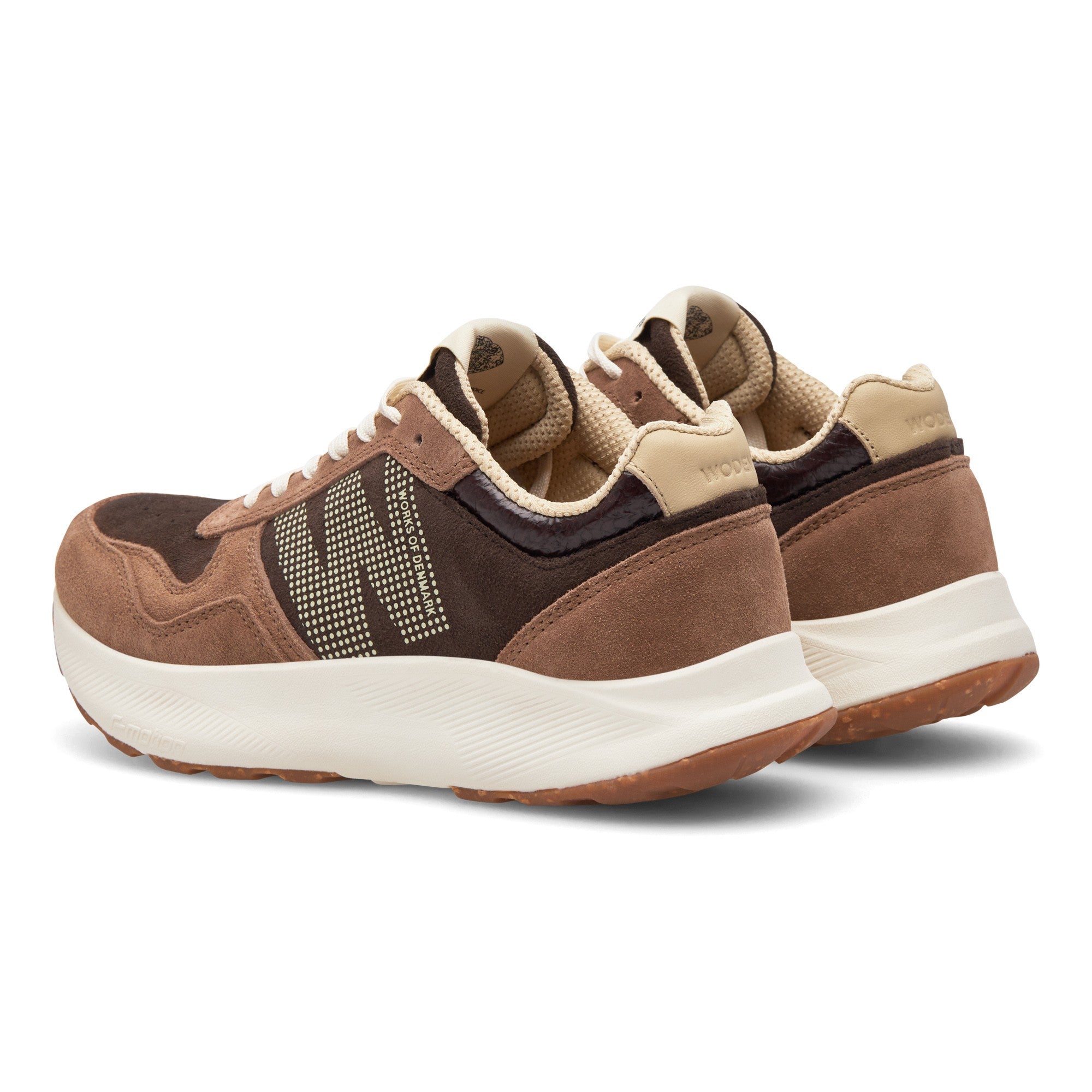 WODEN Mathilde Runner Suede - Chocolate Multi sneakers