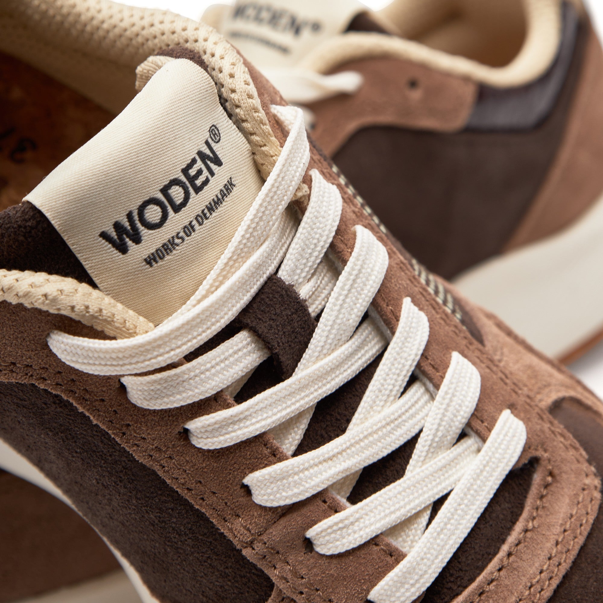 WODEN Mathilde Runner Suede - Chocolate Multi sneakers