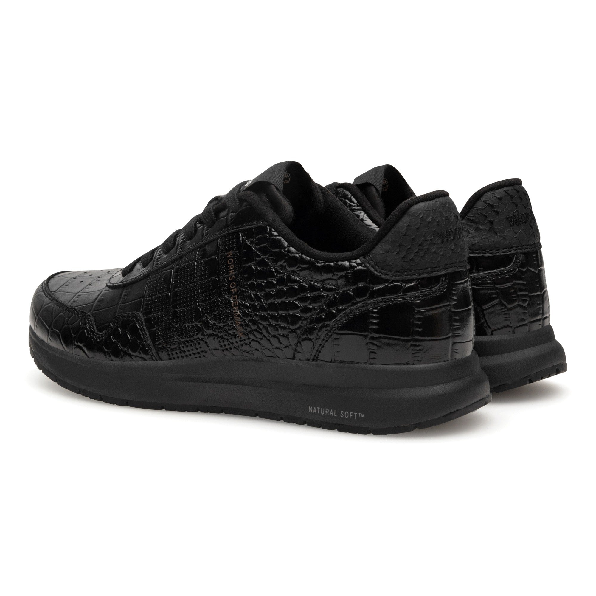 WODEN Nora Natural Soft Croco ādas apavi