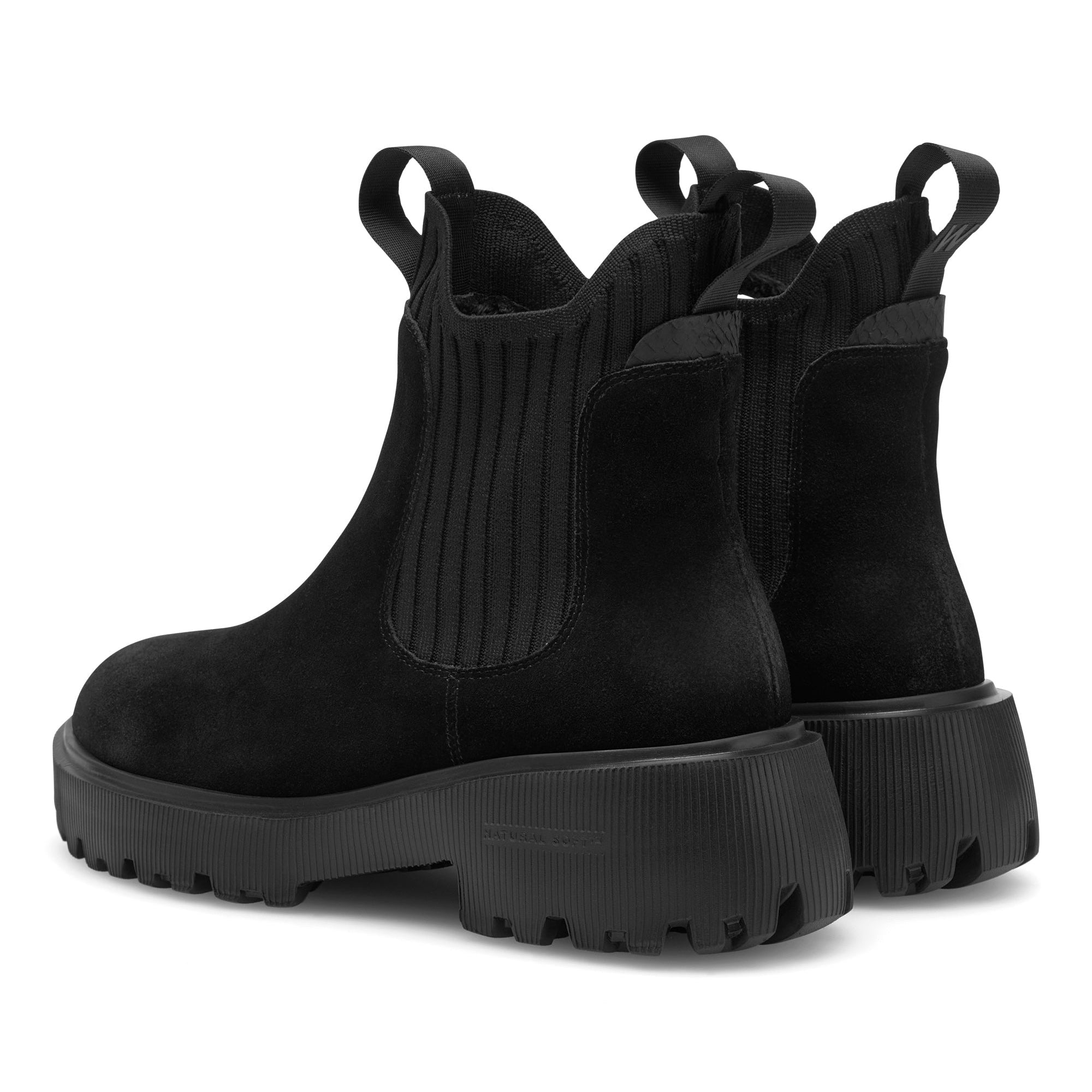 WODEN Isabella Warm Black ādas zābaki