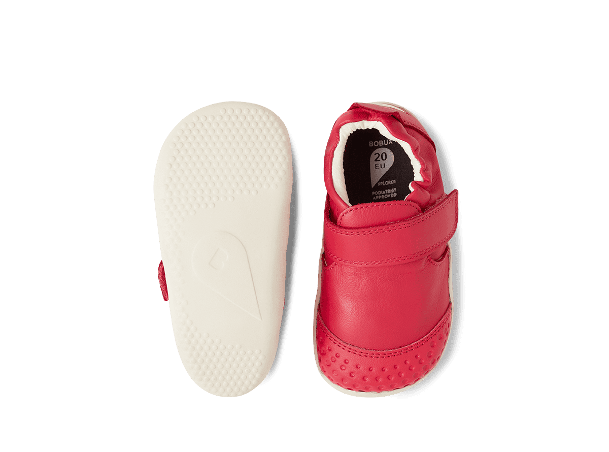 Bobux Xplorer Go Radiant Raspberry leather shoes