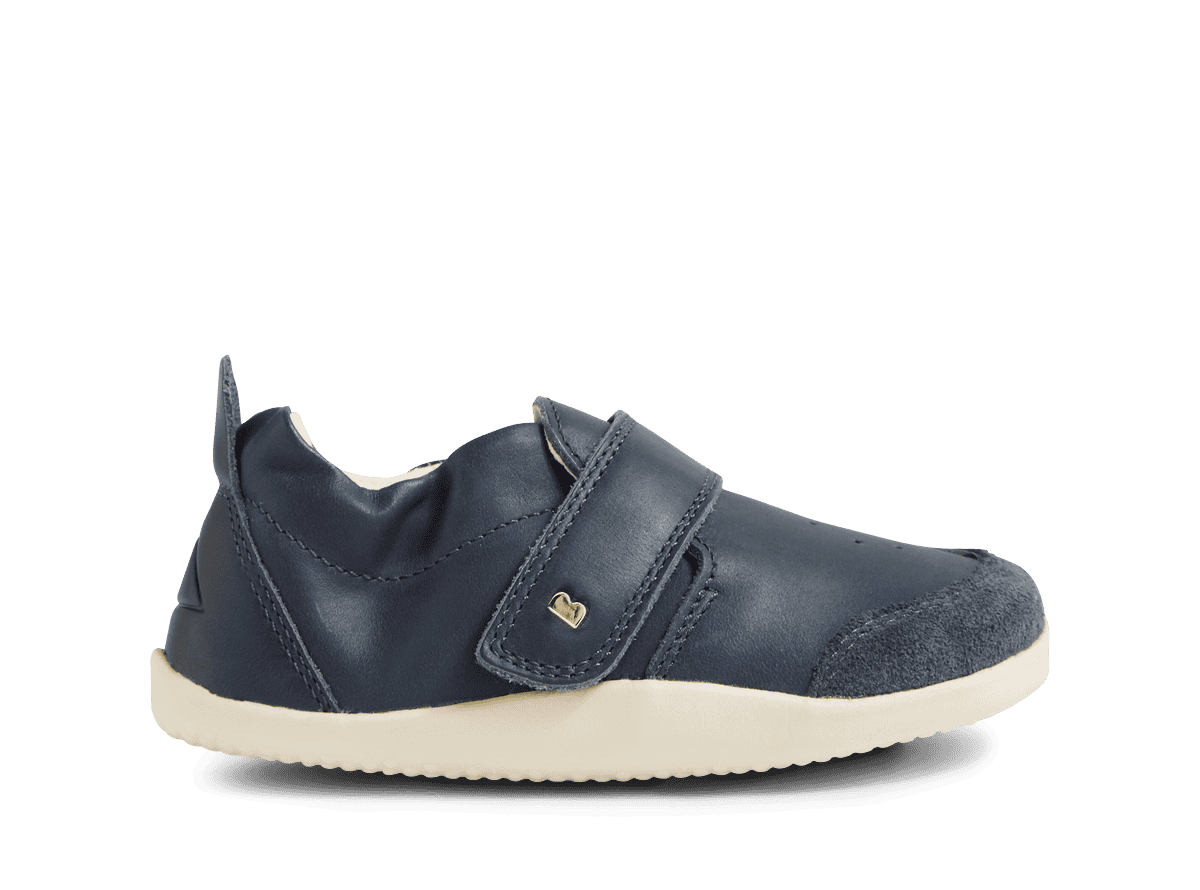 Bobux Xplorer Ripple Navy ādas kurpītes