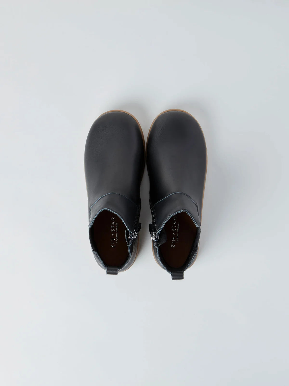 ZIG+STAR Rockit Black/Pewter ādas zābaciņi