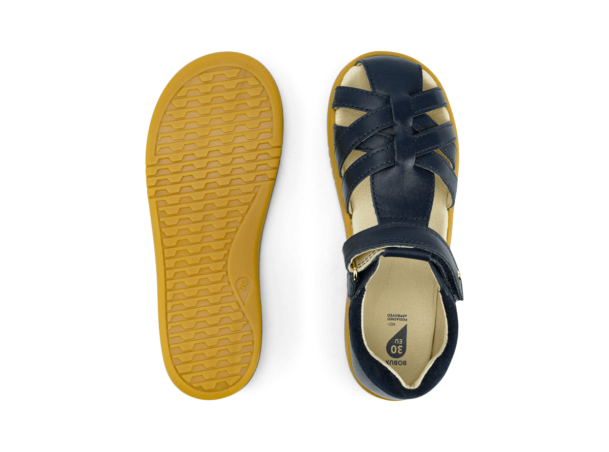 Bobux KP Cross Jump Navy ādas sandales
