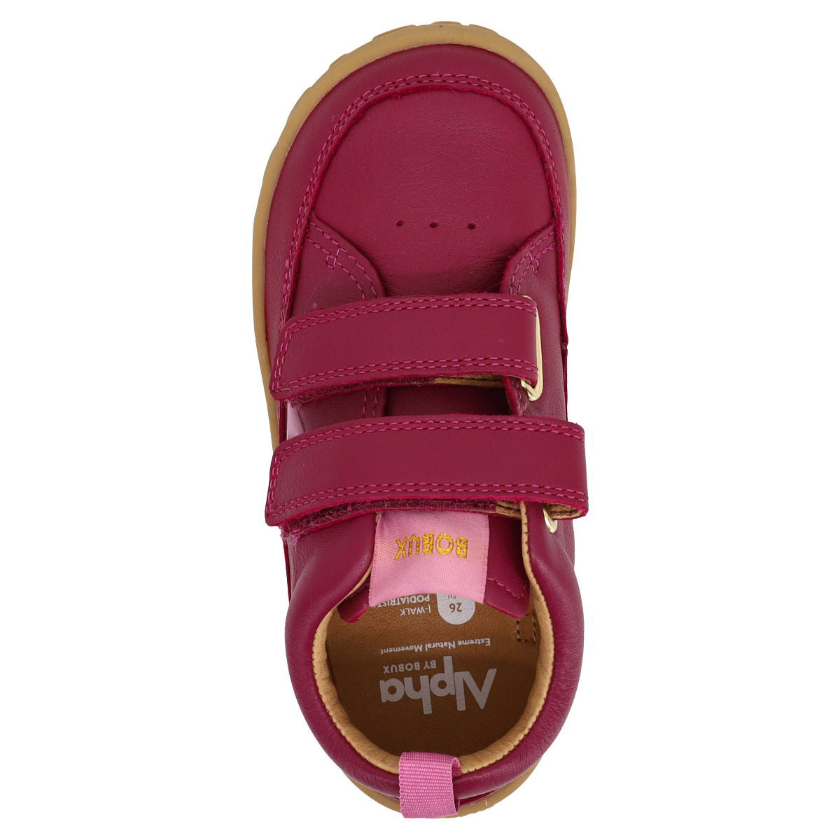 Bobux IW Dawn Beaujolias leather shoes