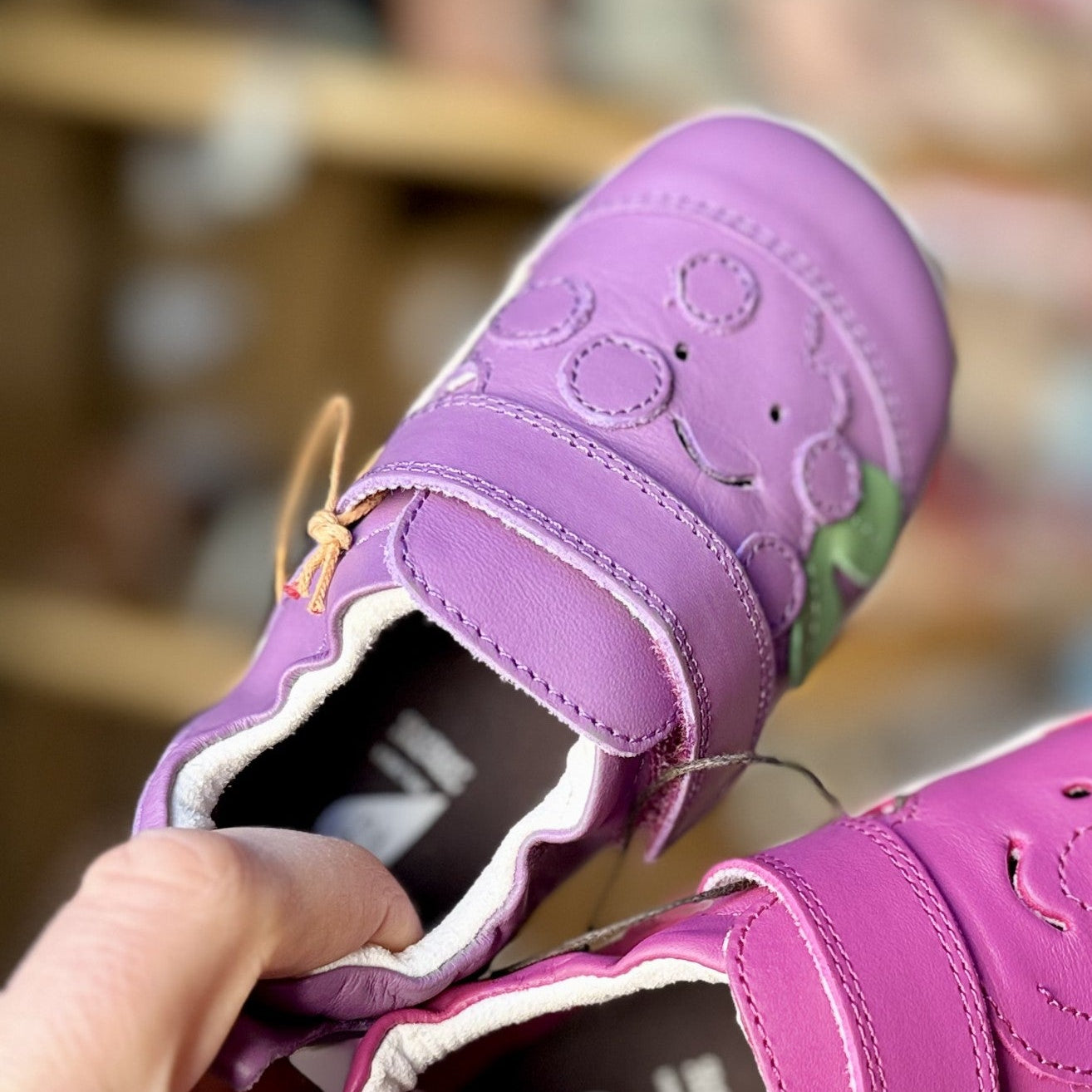 Bobux Xplorer Giddy Grape Violet ādas kurpītes