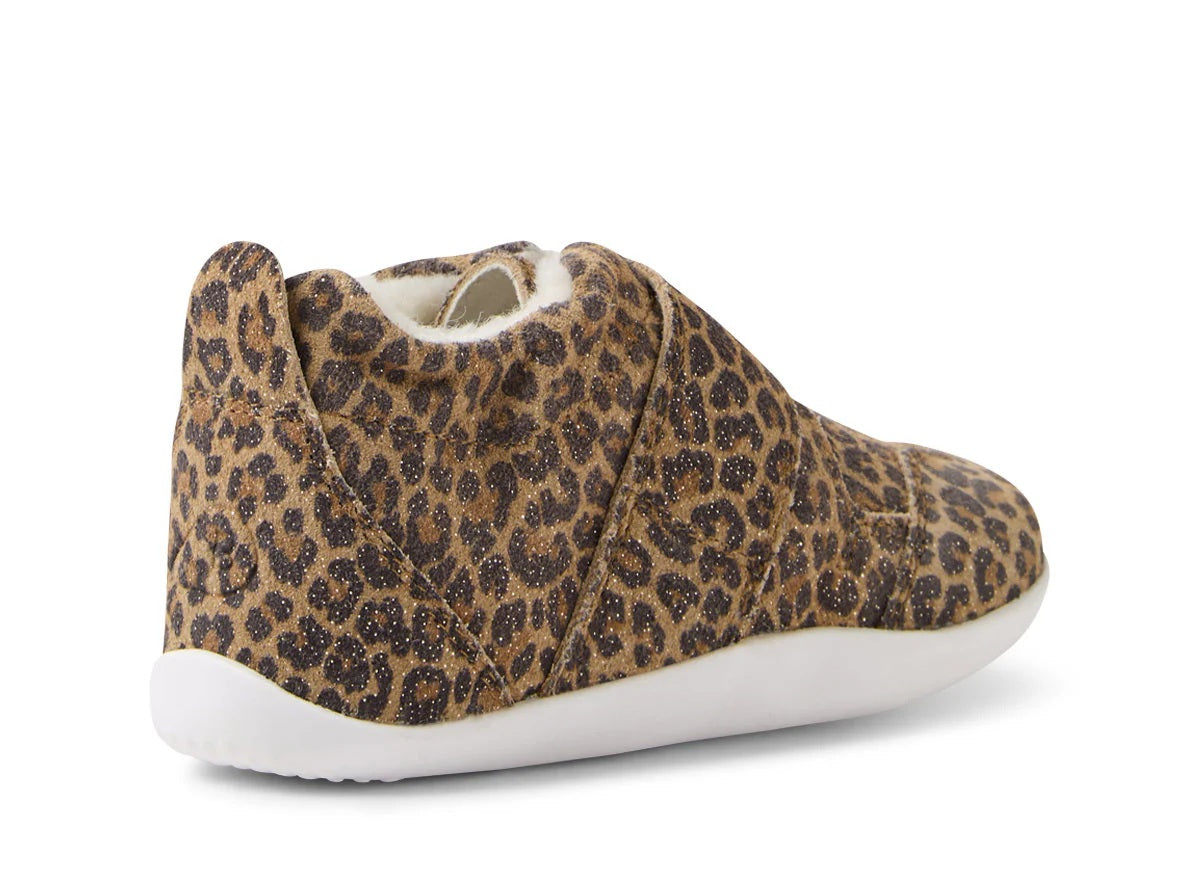 Bobux Xplorer Rover Arctic Leopard Shimmer siltie zābaciņi