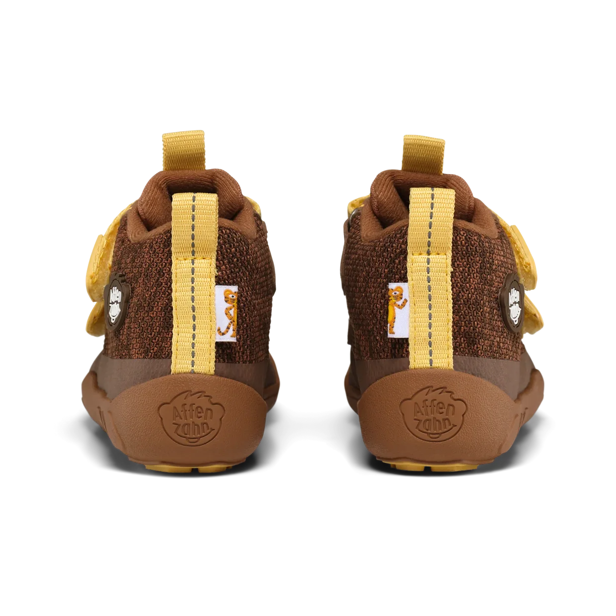 Affenzahn Low Boot Knit Happy Tiger Brown ūdensizturīgi apavi