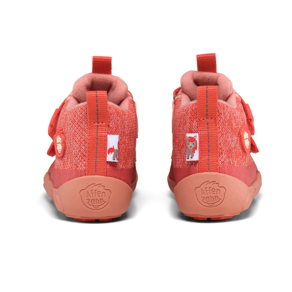 Affenzahn Low Boot Knit Happy Pony Coral ūdensizturīgi apavi