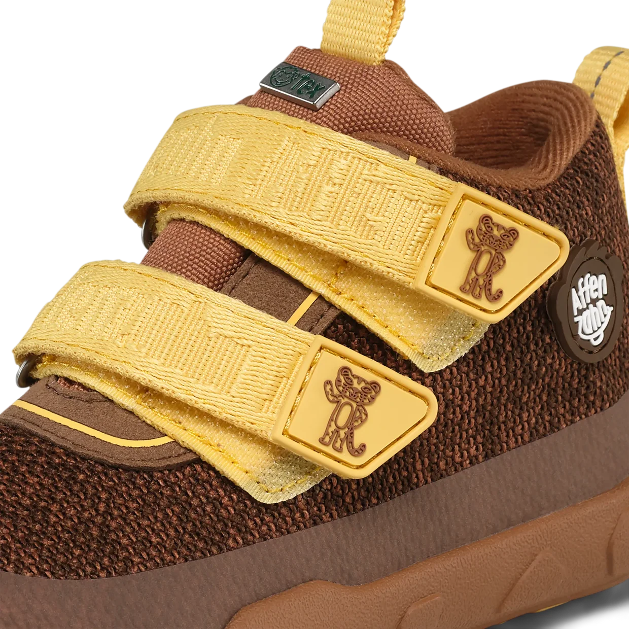 Affenzahn Low Boot Knit Happy Tiger Brown ūdensizturīgi apavi