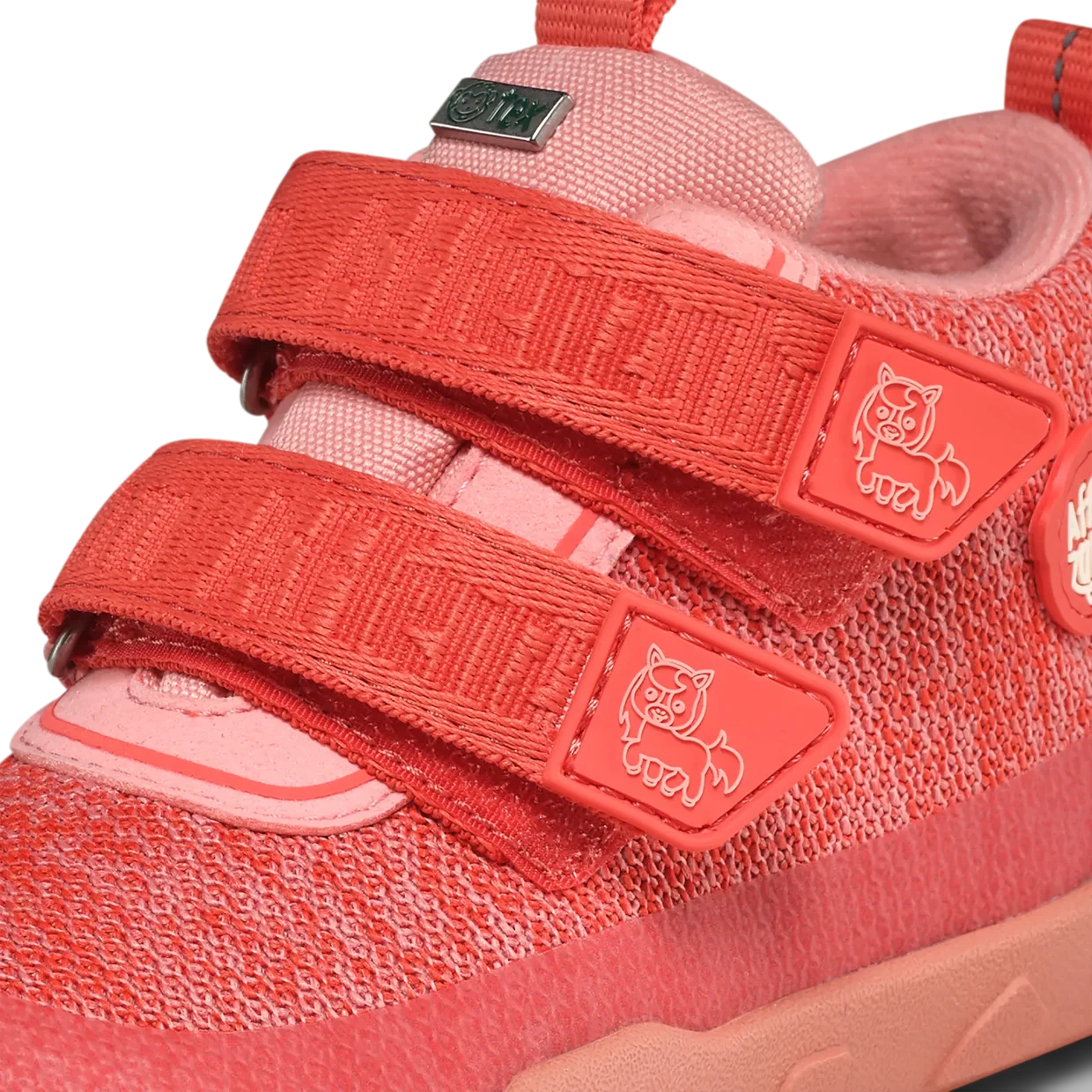 Affenzahn Low Boot Knit Happy Pony Coral ūdensizturīgi apavi