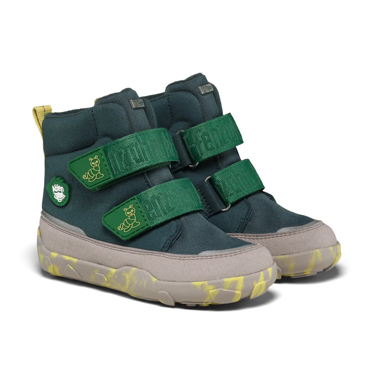 Affenzahn Mid Boot Vegan Comfy Caterpillar ziemas zābaki