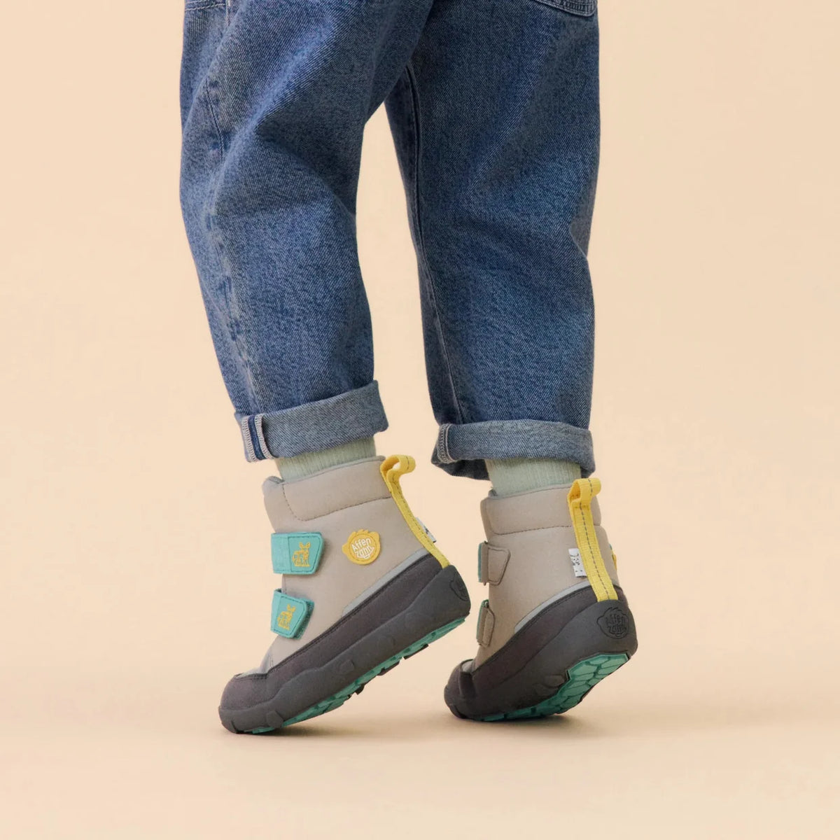 Affenzahn Mid Boot Vegan Comfy Rhino ziemas zābaki