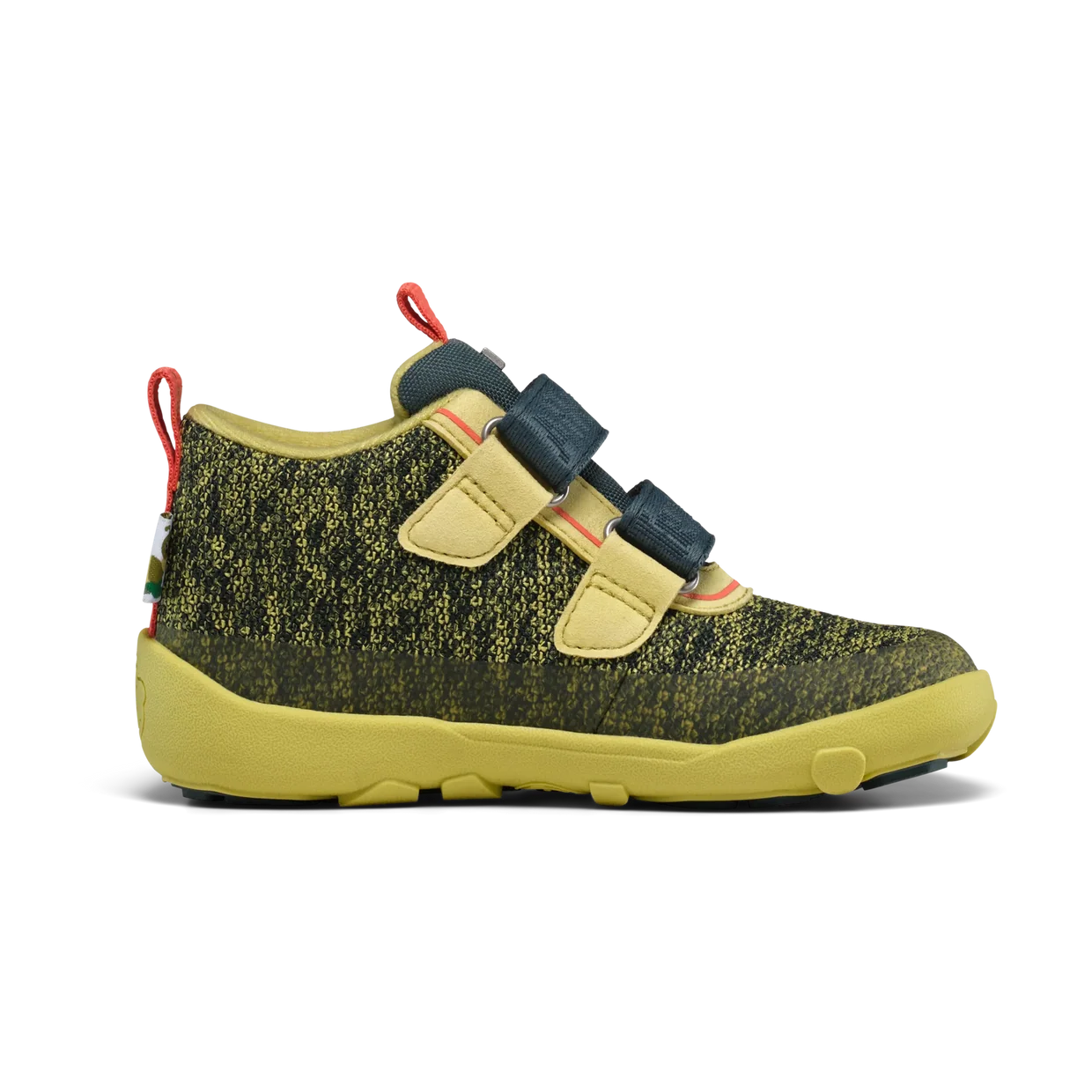 Affenzahn Low Boot Knit Happy Caterpillar Lime ūdensizturīgi apavi