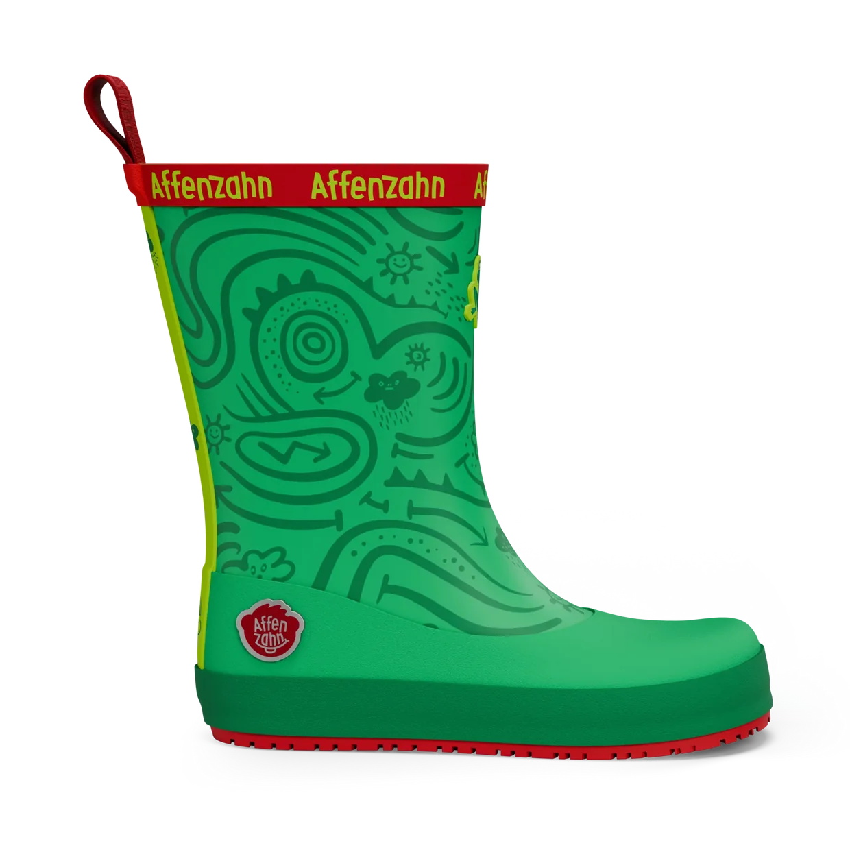 Affenzahn Vegan Plashy Frog baskāju gumijas zābaki